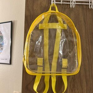 Clear stadium bag